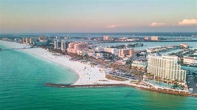Clearwater Beach Aerial View